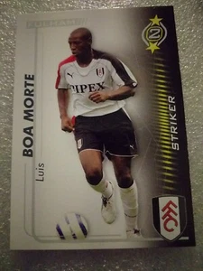 ⚽️ FULHAM Shoot Out Card 2005-2006 Premier League LUIS BOA MORTE - Picture 1 of 1