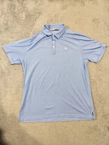 Travis Mathew Polo Shirt Mens XL Golf Pima Cotton Blend Active Performance - Picture 1 of 8