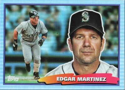 2022 Topps Archives Edgar Martinez Seattle Mariners #88BF-32 - Image 1 of 2