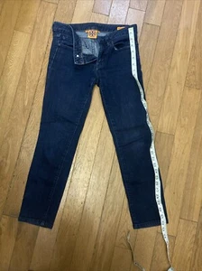 Tory Burch Cropped Skinny Jeans in Medium Wash Slim Five Pocket Cotton Size 25 - Picture 1 of 11