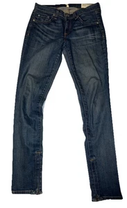 Rag & Bone Zipper Capri Jeans Damen Gr. 25 Blau 5-Pocket Denim - Bild 1 von 11