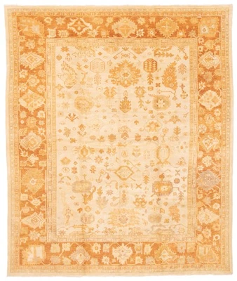 Alfombra oriental vintage anudada a mano alfombra tradicional de lana de 10'3" x 13'8" Foto 1 de 4