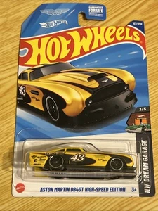 Aston Martin DB4GT 2025 edición de alta velocidad 107/250 amarillo Hot Wheels - Imagen 1 de 2
