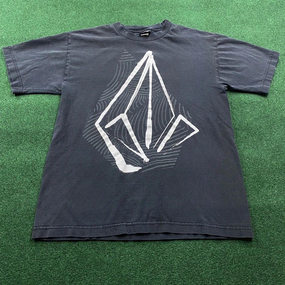 Vintage Volcom Shirt Mens M Black 90S Y2K Skate Skateboarding Grunge Emo Tee - Image 1 of 4