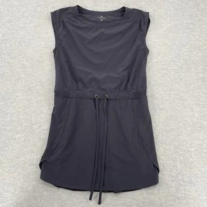 Athleta Dress Women's Size 8P Petite Dark Gray Sleeveless Waist Belt Ladies - Picture 1 of 8