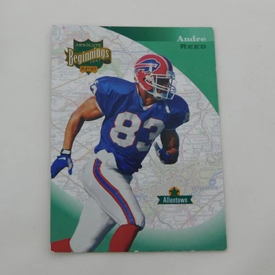 1997 Playoff Absolute Beginnings #91 Andre Reed Buffalo Bills Wide Receiver Vtg - Image 1 of 2