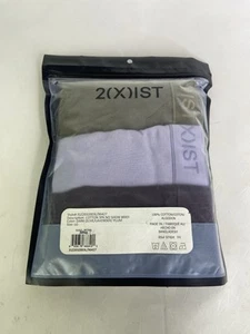 2xist Baumwolle 3er Pack Low Rise Contour Pouch Slips Unterwäsche Herren Größe L - Bild 1 von 4