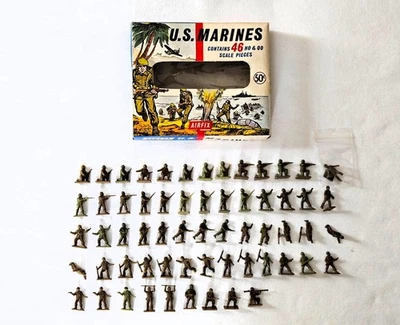 Airfix S16 U.S. Marines Escala HO Ventana Frontal Caja Set - Juego Marx Foto 1 de 4
