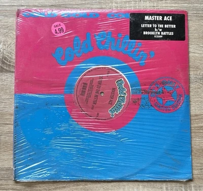 COLD CHILLIN 12" SINGLE RECORD/MASTER ACE/BROOKLYN BATTLES/LETTER TO THE BETTER - Imagem 1 de 4