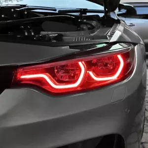 NEW RED Angel Eyes DRL LED Boards For BMW F80 M3 F82 F83 M4 LCI 2017 2018 2020 - Picture 1 of 13