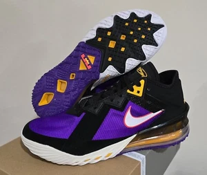 Talla 10.5 - Nike LeBron 18 Low ACG Terra (CV7562-003) Negro Blanco Púrpura Feroz - Imagen 1 de 6