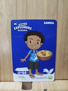 Woolworths World Explorers🏆#46 SAMOA Card 🏆FREE POST - Picture 1 of 1