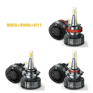 6x AUXITO 9005 H11 9006 Combo LED Headlight Lamp High Low Beam 6000K White - Picture 1 of 11