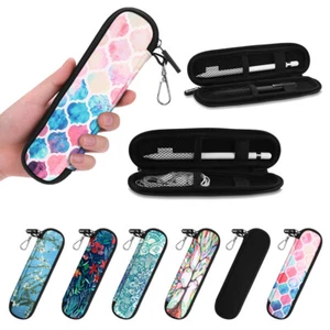 For Apple Pencil 1st / 2nd Gen Case Holder Soft Neoprene Zipper Carrying Bag - Picture 1 of 15