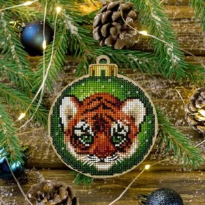 Hágalo usted mismo Árbol de Navidad Juguete Kit "Tigre Cub" - Imagen 1 de 4