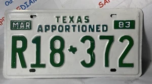 TEXAS AUFGETEILTES SAMMLERKENNZEICHEN. RAR. SOLD AS IS. GEBRAUCHT. - Bild 1 von 2