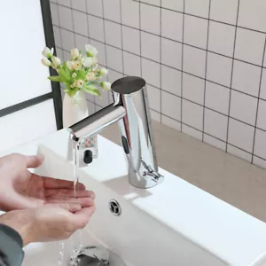 Automatic Faucet Basin Hands Free Touch Sensor Mixers Brass Bathroom Faucets - Bild 1 von 13
