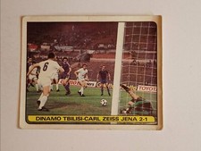 1981-82 Dinamo Tbilisi football sandwiches - C.Z. Jena 2-1 Cup of Cups #576