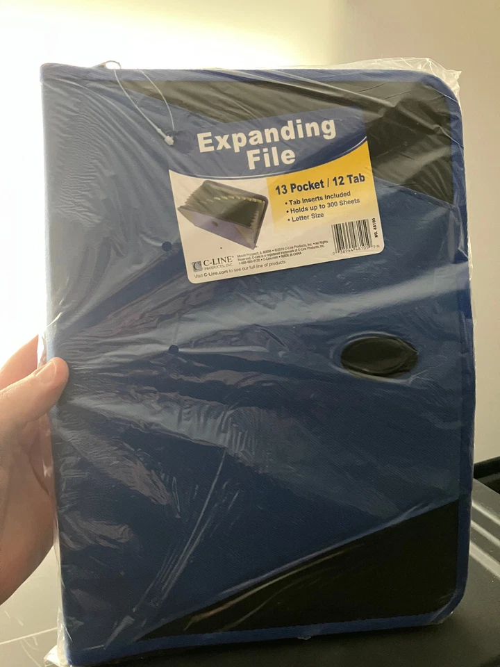 Cline Products Cli-48105 C-line Expanding File With Zipper - Letter - Image 1 of 1