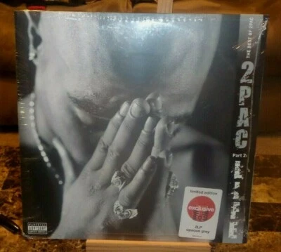 2PAC THE BEST OF PART 2 LIFE TARGET GREY LP KEEP YA HEAD UP BREANDA'S GOT A BABY Foto 1 de 4