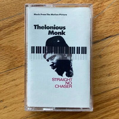 1989 THELONIOUS MONK "STRAIGHT NO CHASER" SOUNDTRACK OST CASSETTE jazz hard bop Foto 1 de 4