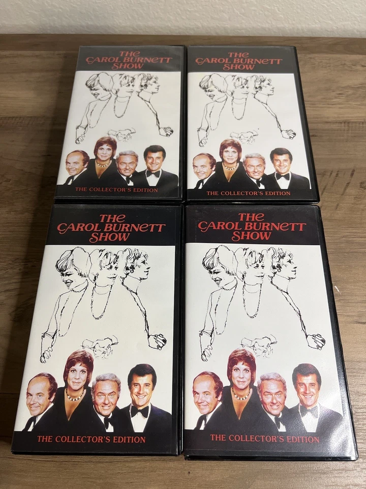 The Carol Burnett Show Collectors Edition VHS Set Of 4 LOT Pre-Owned See Comment - Image 1 of 4