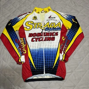 Giordana Strada Racing Ciclismo Nacional Manga Larga De Colección - Imagen 1 de 12