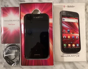 SAMSUNG GALAXY SII ANDROID 4G 16GB T-MOBILE SMARTPHONE + PACKAGING & ACCESSORIES - Picture 1 of 7