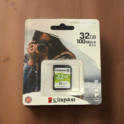 Tarjeta de memoria Kingston 32 GB SDHC Canvas Select Class 10 UHS-1 (SDS/32 GB) Foto 1 de 2