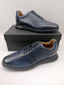 Gordon & Bros Jackson Sneaker Herren EU 45 Navy Leder Halbschuhe Business Casual - Bild 1 von 12