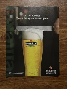 HEINEKEN BEER 8” x 10”Poster Print Ad Photo Alcohol Holiday - Picture 1 of 1