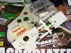 Team Associated RC10 Masami Edition Stealth Car Rear Bulkhead & Shock Tower Set - Picture 1 of 5