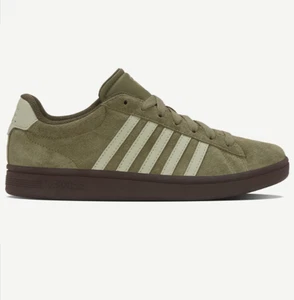 K Swiss Court Tiebreak II SDE para hombre (oliva quemada) - Imagen 1 de 7