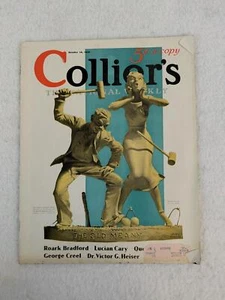 Vintage COLLIER'S National Weekly October 10, 1936 Alan Foster Cover Art - Picture 1 of 4