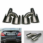 C63 Exhaust End Tips Amg For C250 C300 C350 Mercedes W204 W211 C Class Ss304