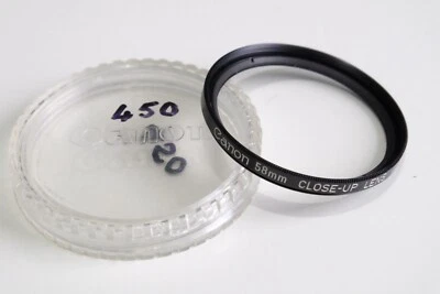 Canon 58mm Close Up Filter 450 - Image 1 of 2