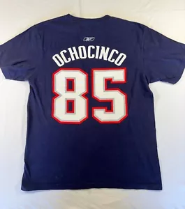 Chad Ochocinco Johnson #85 New England Patriots Reebok T-shirt Size Large - Picture 1 of 9