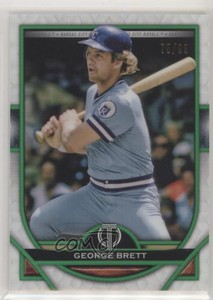 2021 Topps Tribute Green /99 George Brett #20 HOF
