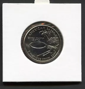 USA 1/4$ 2009 D Territories Quarters American Samoa KM#448 CuNi Mint UNC B2039 - Picture 1 of 2