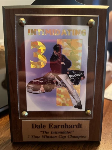 Dale Earnhardt The Intimidator Plaque Cover