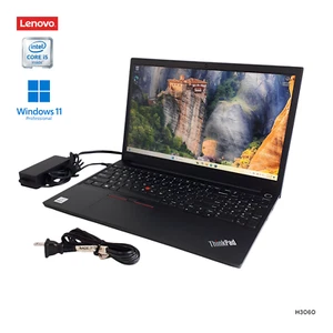 Lenovo ThinkPad E15 15.6'' Laptop i5-10210U 8GB RAM 256GB SSD Win 11 Pro H3060 - Picture 1 of 18