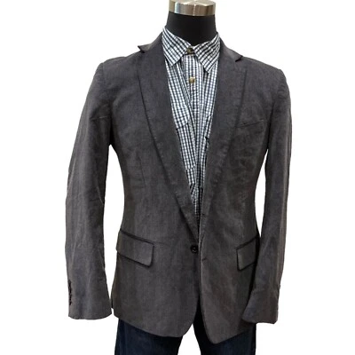 40/42R Stafford Blazer Classic Fit Sport Coat Jacket Corduroy Purple/Gray. NEW - Image 1 of 4