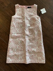 Vestido Victoria Beckham para Target Niñas Talla L Sin Mangas Estampado de Cachemira Rosa - Imagen 1 de 9