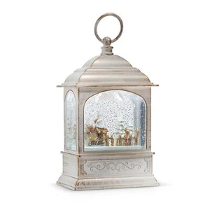 Raz Imports Whimsical Santa and Reindeer Animated Musical Water Lantern, 8.75... - Picture 1 of 1