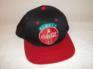 Vtg UNWORN ALWAYS COCA-COLA LICENSED SNAPBACK HAT - Picture 1 of 3