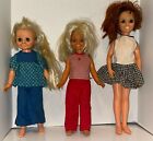 Vintage Ideal Chrissy Familienpuppen - Chrissy, Samt und Dina Menge 3 Puppen