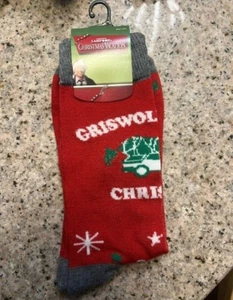 New Mens CHRISTMAS VACATION SOCKS ‘GRISWOLD FAMILY CHRISTMAS’ BIOWORLD # - Picture 1 of 1
