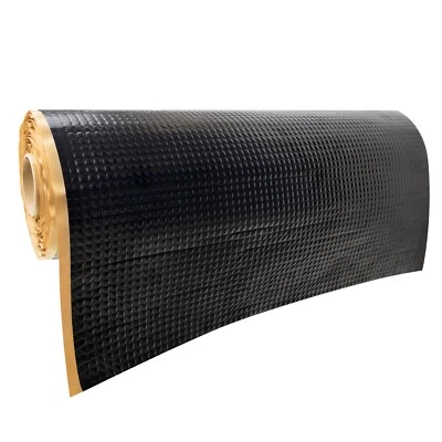 Alubutyl Geräuschdämmung selbstklebend SCHWARZ 2mm 2m² PKW Wohnmobil Caravan - Bild 1 von 4