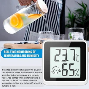 Digital LCD Indoor Auto Thermometer Hygrometer Feuchte Meter Monitor Sensor🌿 - Bild 1 von 15