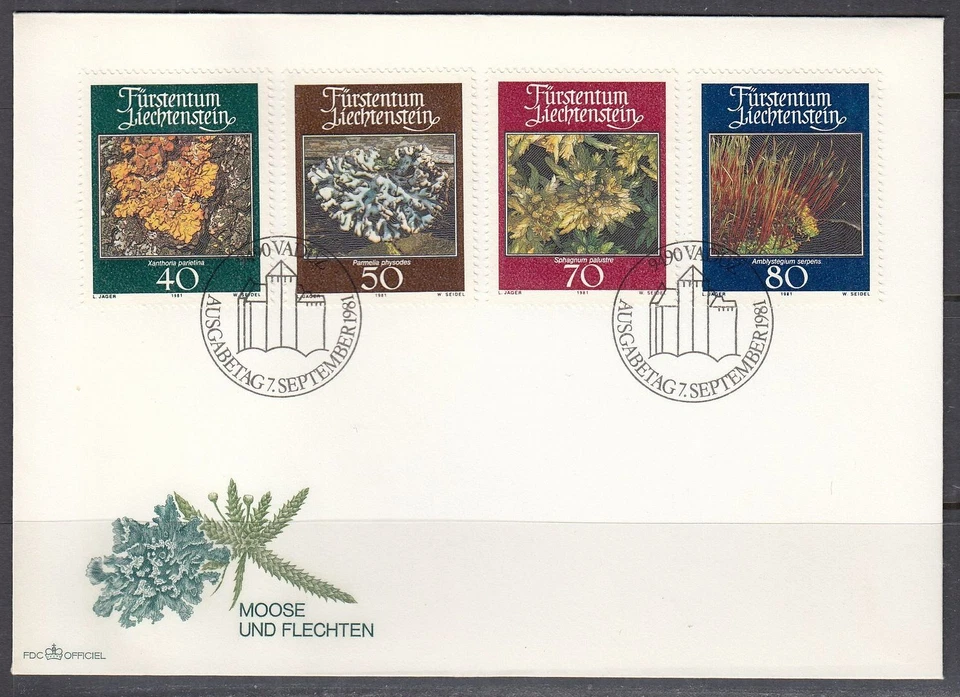 Liechtenstein Scott 714-7 FDC - Plants - Image 1 of 1